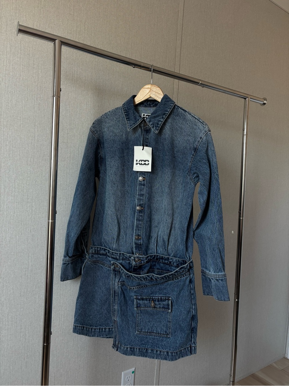 Target Dark Blue Denim Jacket Dress